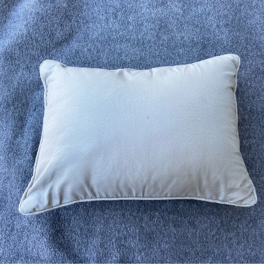 Accent Throw Pillow. Abstract Pattern. 14x12” Designer.